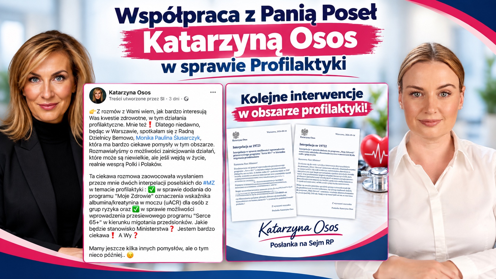 Wspólne działania z Panią Poseł Katarzyną Osos